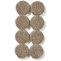 Protectores de fieltro- Ø aprox. 2-5 cm- extra durable- kit de 48 unidades (8 unidades por hoja) - Made in Canadá
